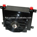 aluminum plate fin oil cooler for concrete truck